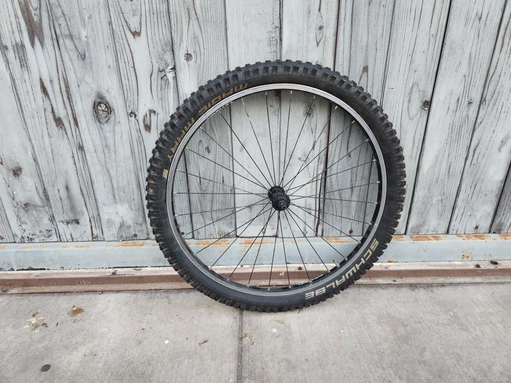 Mountain Bike Front Rimm Tube And Ture 26 Inches