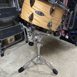 Orange Country Snare Drum + Stand