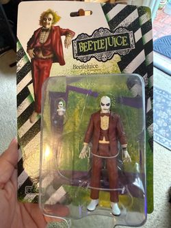 Beetlejuice Action Figure with Shrunken Head