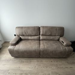 New Hi End  Microfiber, Loveseat, reclining feet  back USB Ports