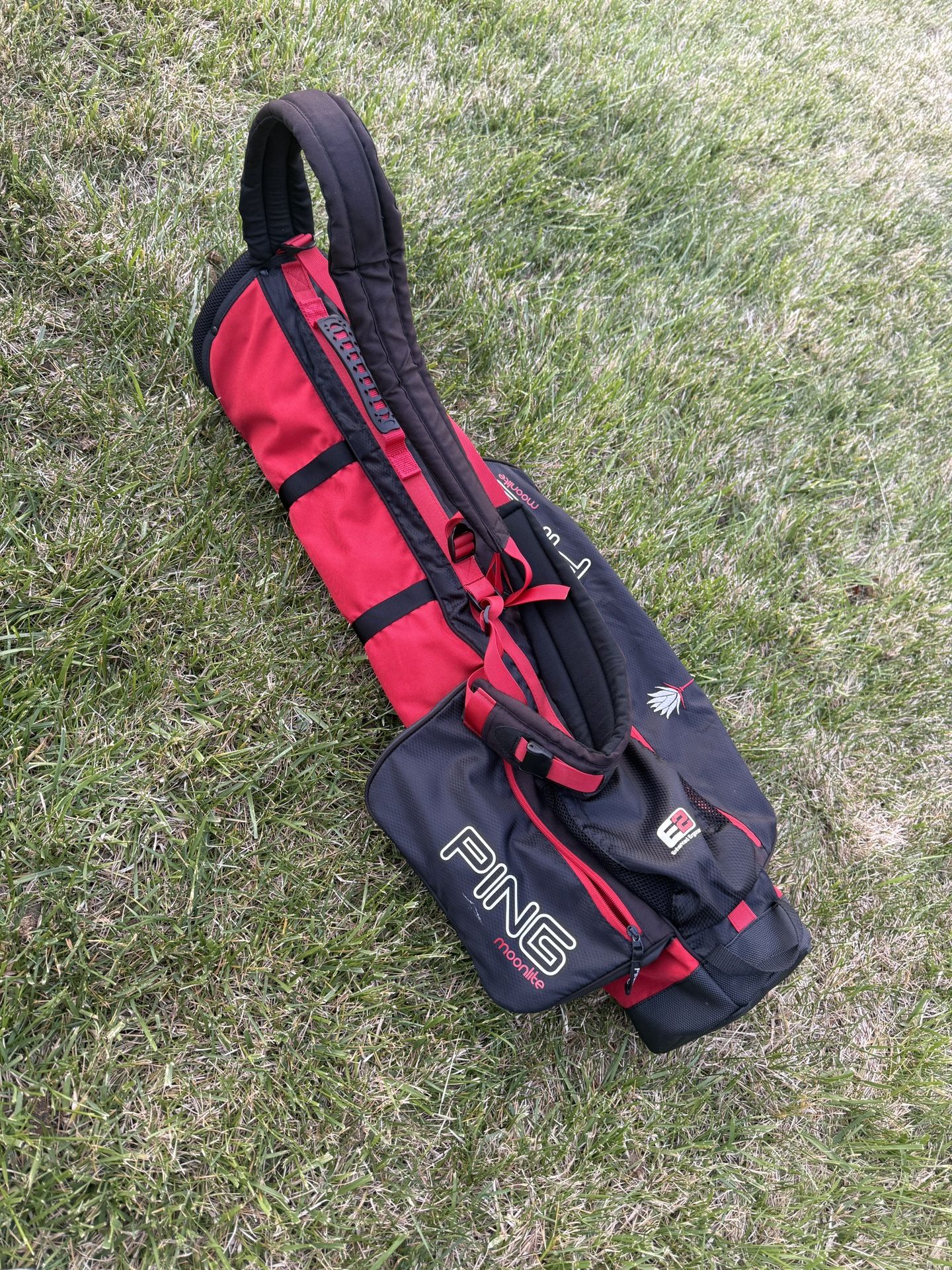 PING GOLF BAG MoonLite E2 UltraLite Sunday Double Strap