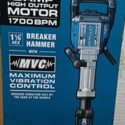 HERCULES 15 Amp, 42 lb., 1-1/8 in. Hex Lower Wall Breaker Hammer with Maximum Vibration Control