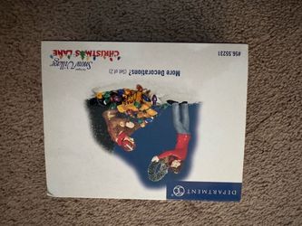 Department 56 Snow Village More Decorations Set of 2