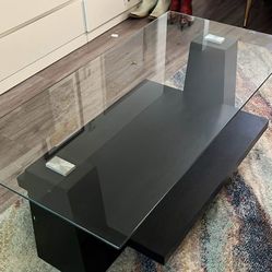 Black Glass Coffee table 