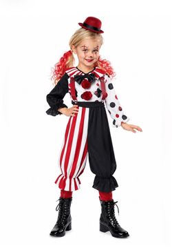 NWT California Costumes Kreepy Klown Kid Size: Large