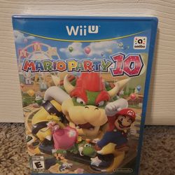  Mario Party 10  (Nintendo Wii U, 2015) Brand New NIB Factory Sealed