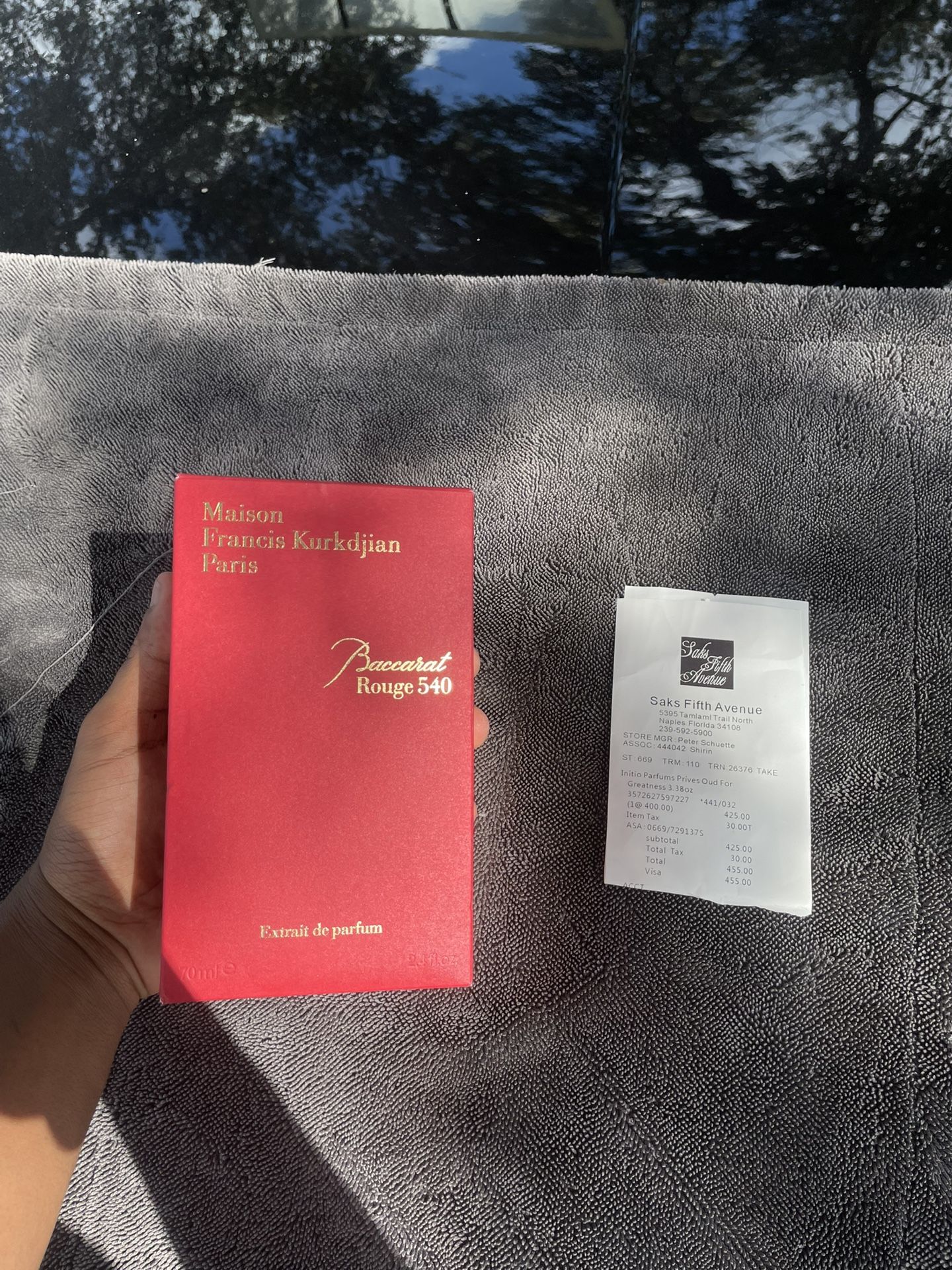 Maison Francis Kurkdijan Baccarat Rough 540 Extrait de parfume!! Brand New Baccarat Rouge 540