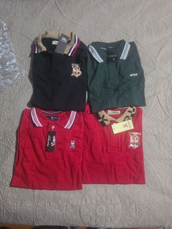 Lot of 4 Designer Polo Shirts with Tags
