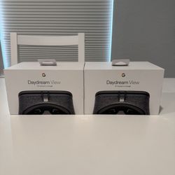 2 Google Daydream View VR Headset’s- Slate (One Brand New/One Slightly Open)