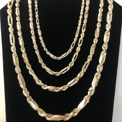 14k lightweight Italian Milanos