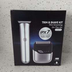 Beard Trimmer and Foil Shaver Kit, Electric Razors for Men, Precision T Blade Hair Trimmer, Waterproof Travel Shaver, Cordless Clippers Set