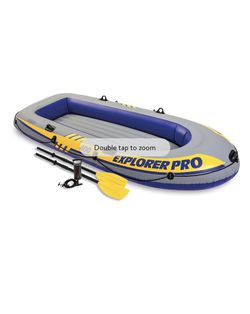 Inter Inflatable Explorer Pro 4 People Raft/Boat !