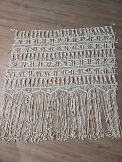 Macrame wall or curtain