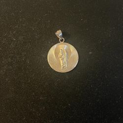 925 Silver San Judas Pendant 