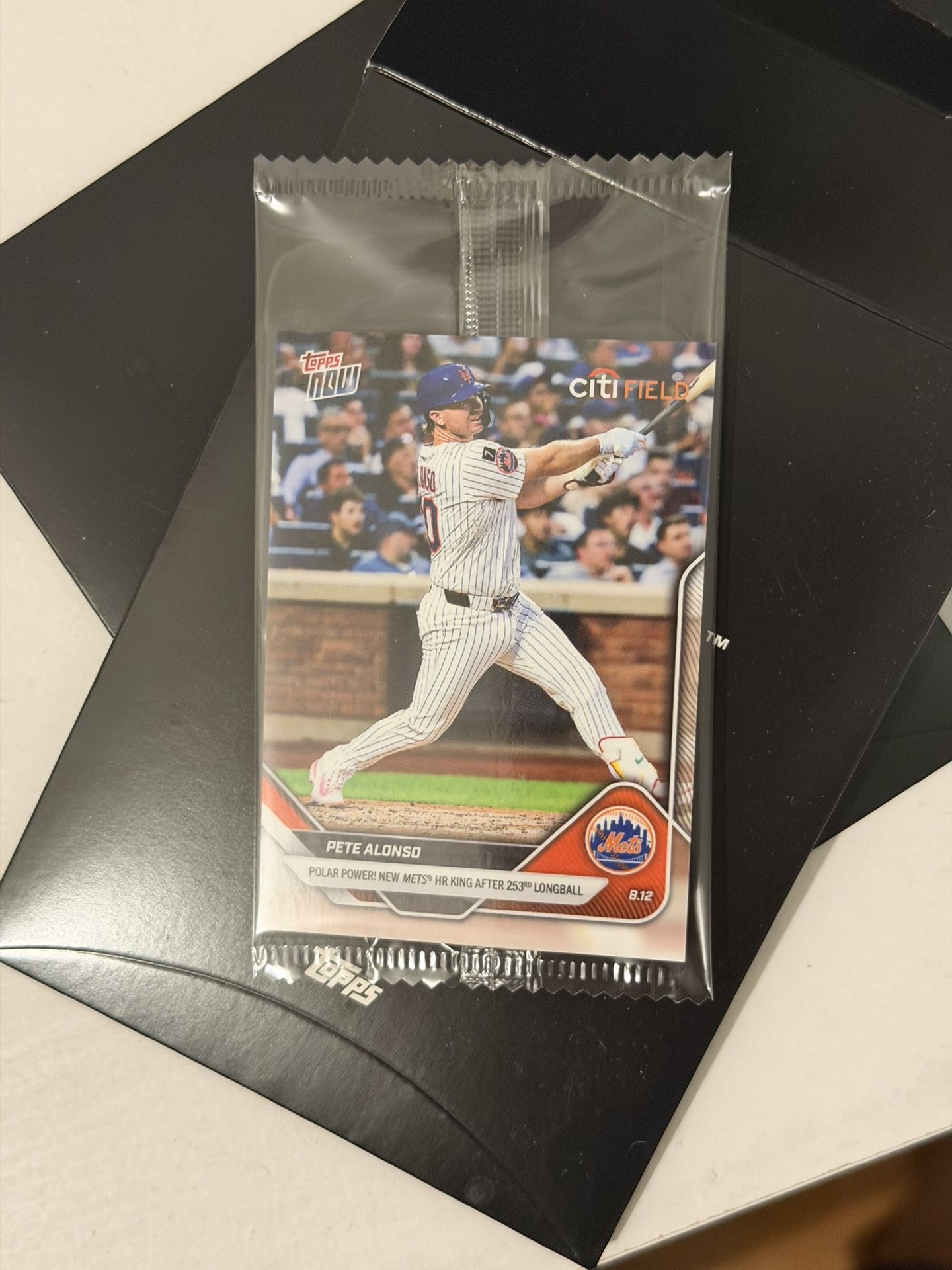 2025 Topps Now Pete Alonso baseball card