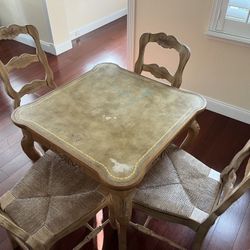 Card Table Plus 4 Chairs