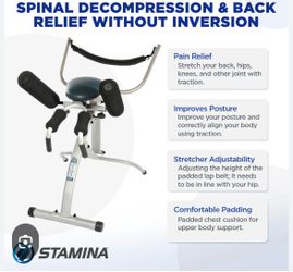 Stamina Products Inline Traction Control System for Spinal Decompression - 33 x 27 x 43