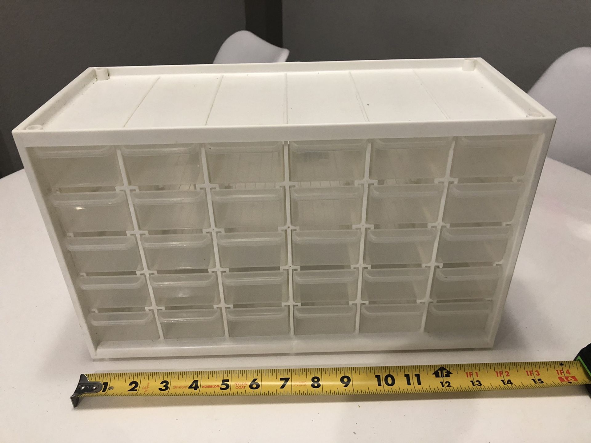 Mini plastic drawer container