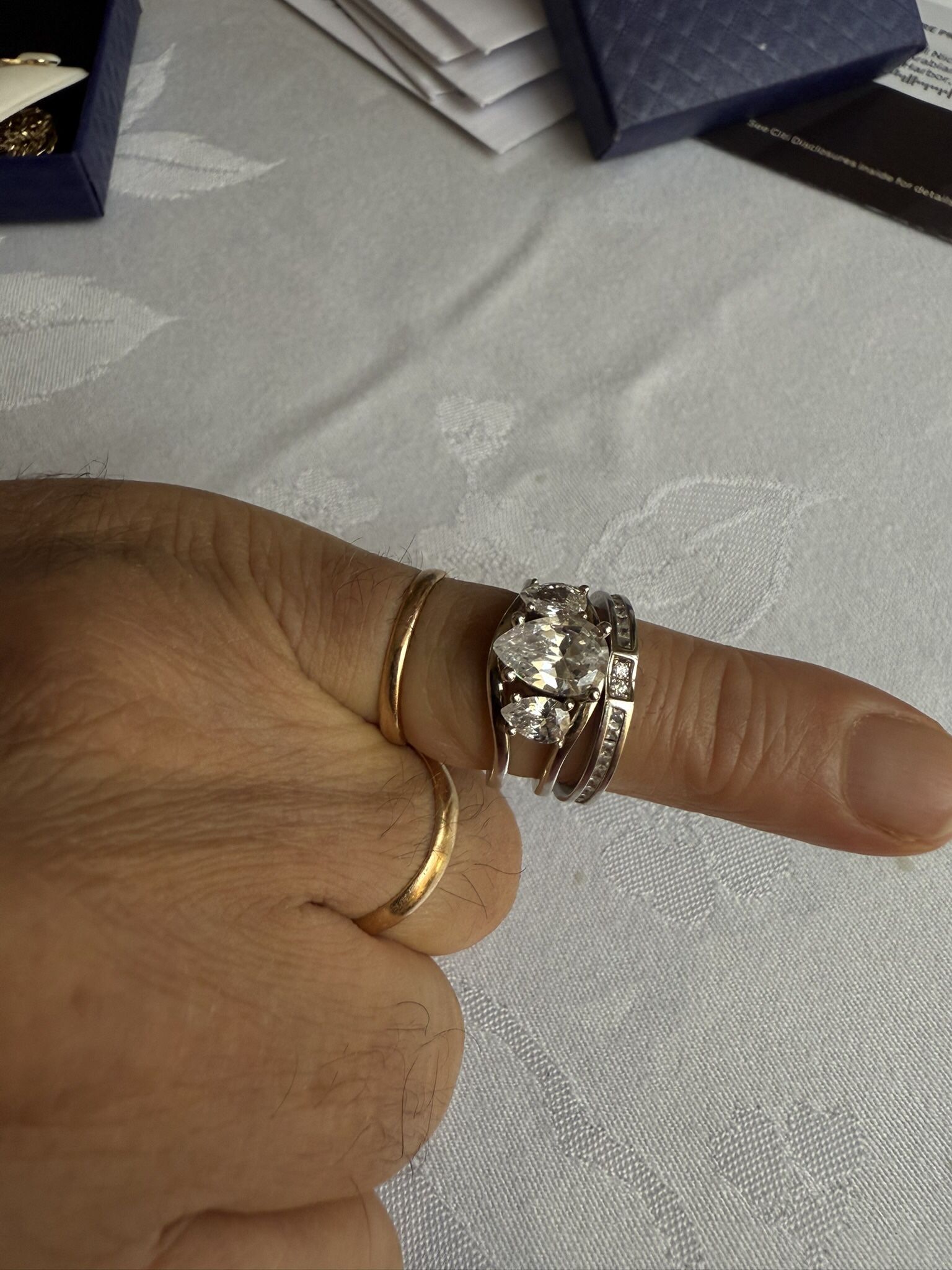 Wedding Set 925 With Diamond