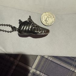 custom 925 silver foamposite pendent 