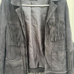 Kate Moss Top Shop Fringe Jacket 