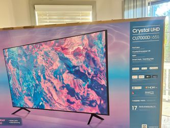 Samsung 65" Crystal UHD CU7000D 4K Smart TV