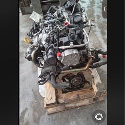 Engine motor 2014 vw Jetta 2.0l diesel turbo engine