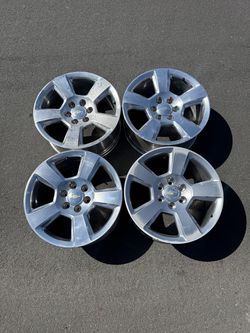 Chevy Silverado Tahoe Suburban GMC Sierra Yukon OEM 20” LTZ Wheels