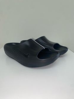 Nike ReactX Rejuven8 Slide “Triple Black” Size 13 Men’s HV4479-001 Brand New