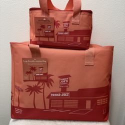 Trader Joe’s Large and Mini Insulated Bag Peach 