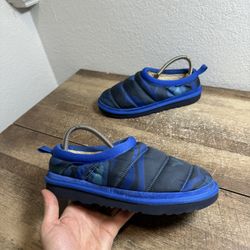 UGG TASMAN LTA CALI TOPO Mens Size 6 Slipper Shoes OCEAN BLUE SHEARLING EUR 38