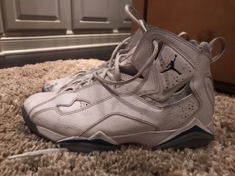 Jordan blue,red, and white