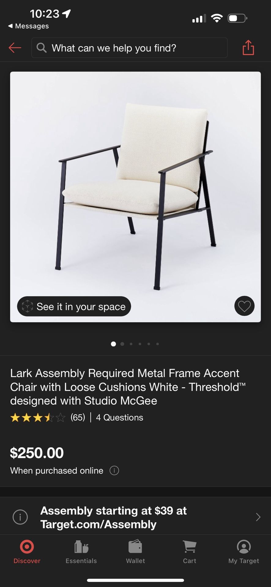 Threshold Lark Accent Chair Target