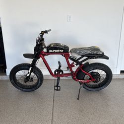 NEW Super73 - RX Electric Bike Motorbike Carmine Red