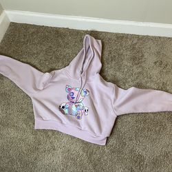 Women SHEIN cropped hoodie