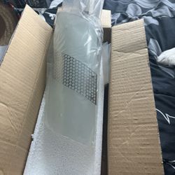 White Commercial Glass Light 