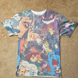 Collectible Pokemon Shirt, Print All Over