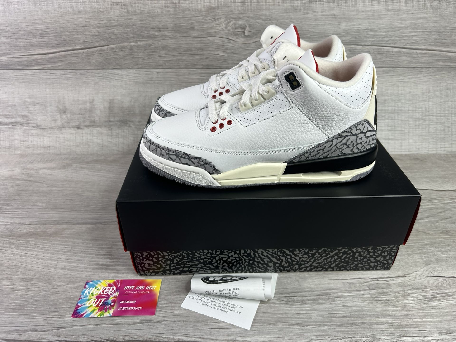 New* Air Jordan 3 “White Cement” 6 Youth  7.5 Womens for Sale in  Henderson, NV - OfferUp