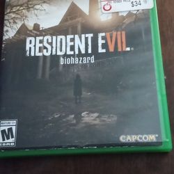 Xbox One Resident Evil Biohazard Game $20 With SAME DAY SHIPPING THROUGH OFFERUP 