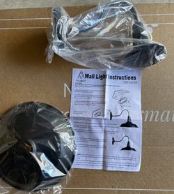 Wall Light Fixture (New) - 3 Available