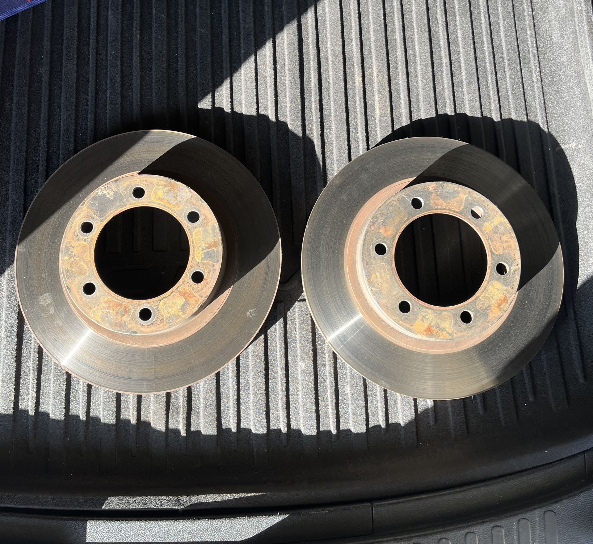 Warped Front Rotors