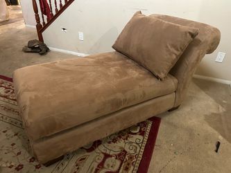 Suede Chaise