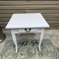 Painted White Table 