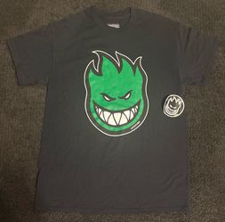 Spitfire green logo t shirt