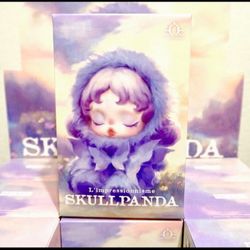 POP MART SKULLPANDA L'impressionnisme Series Plush Doll Blind Box