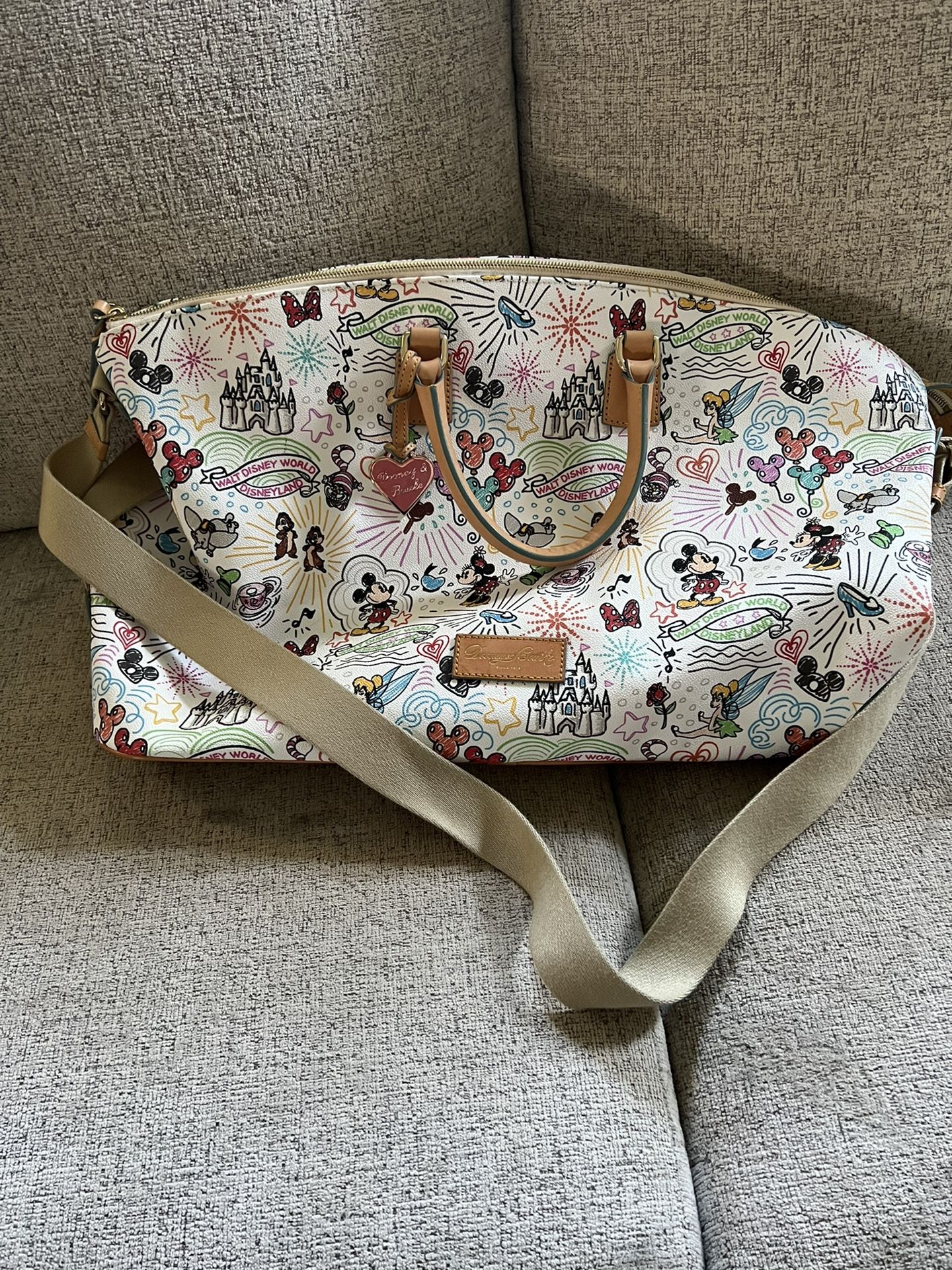 Dooney & Bourke Disney “Sketch” Duffle/Weekender Bag