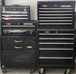 Craftsman 5pc Tool Chest Cabinet Set