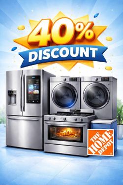 Brand New Home Depot Appliances – Up to 40% Off Retail