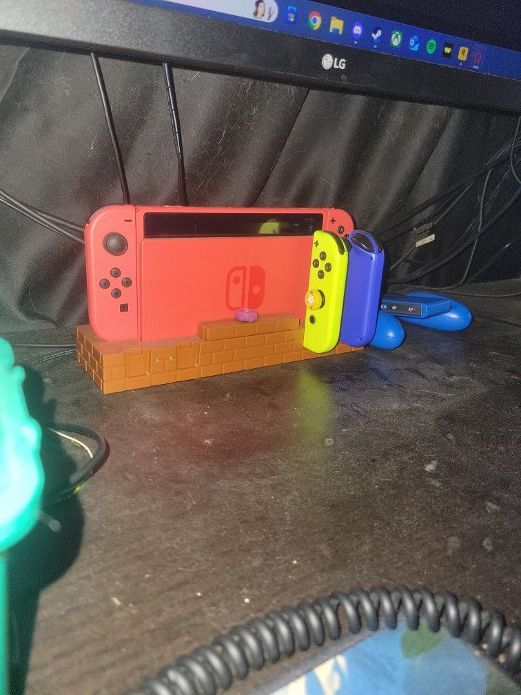 Mario Edition Switch With Extras