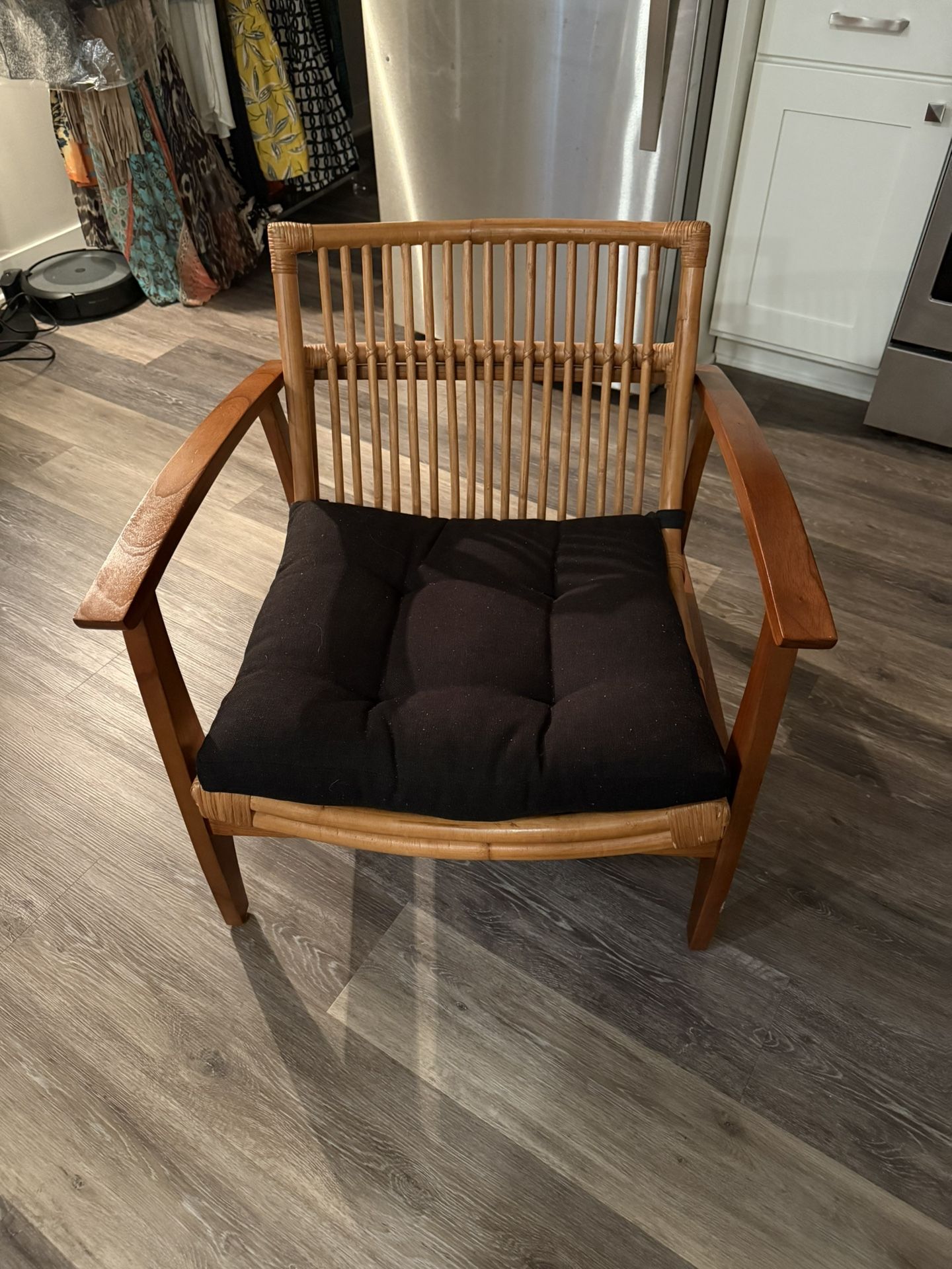 CB2 Wicker chair